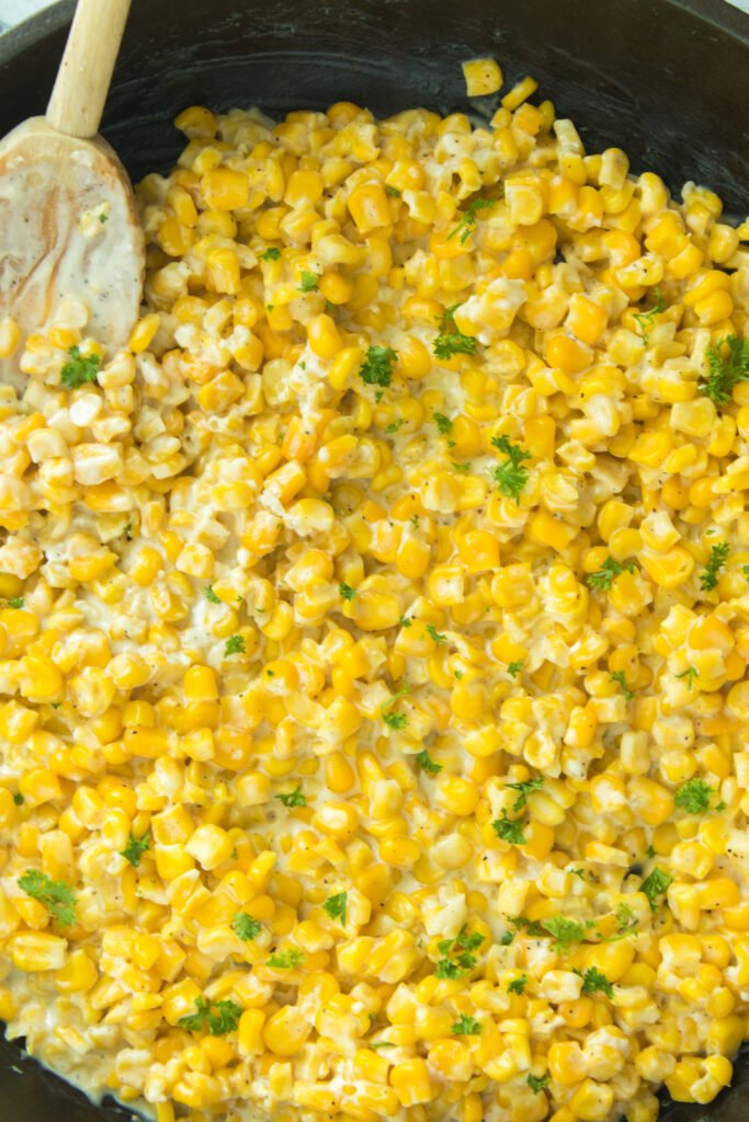 creamed corn with honey