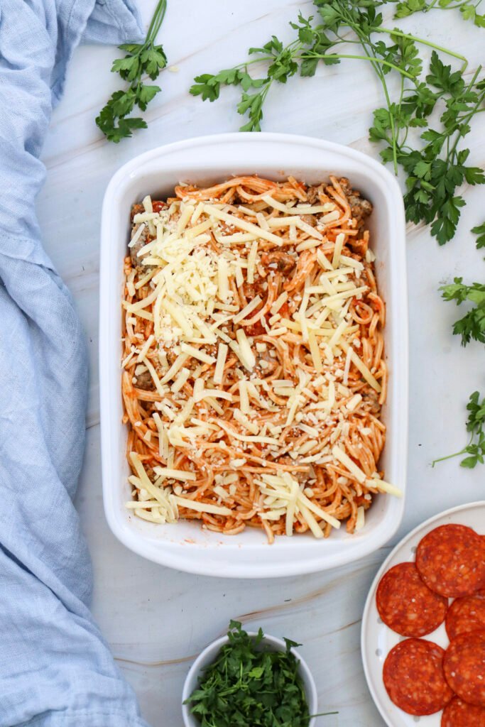 spaghetti dish