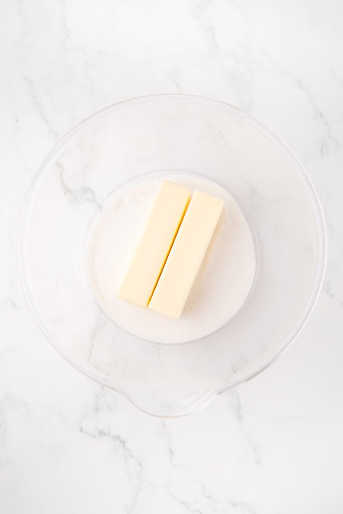 butter in a clear bowl